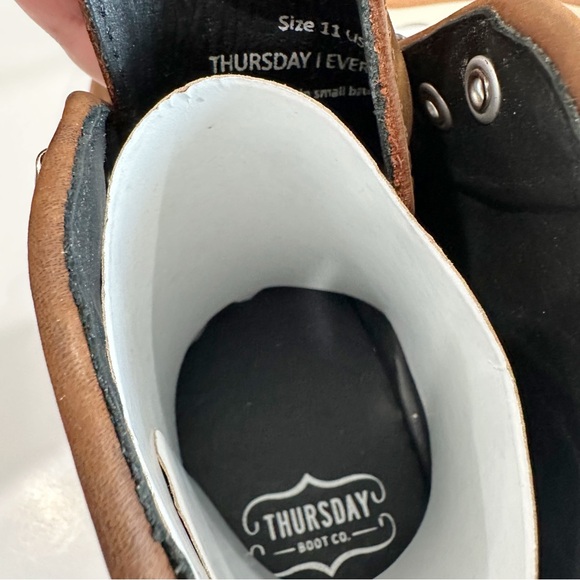 Thursday Boot Company Men's Leather Arizona Adobe Diplomat Lace-Up Boots - Picture 8 of 12